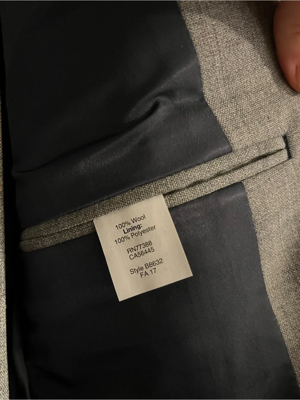 NWOT J. Crew Voyager Thompson Wool Suit Jacket